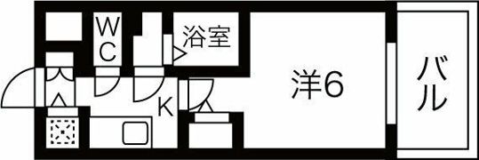 エスリードレジデンス梅田デュオの間取り画像