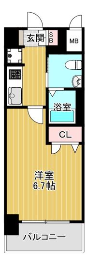 エステムコート梅田・天神橋IIIアヴァンテの間取り画像