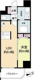 スプランディッド難波WESTの間取り画像