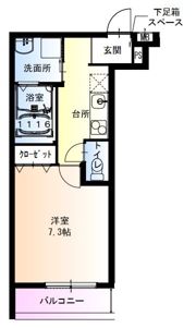 フジパレス俊徳道EASTの間取り画像