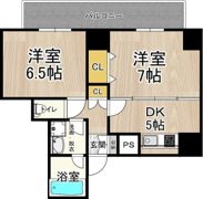 CITY SPIRE難波プレミアの間取り画像