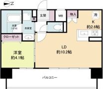 ソルレヴェンテ新梅田の間取り画像