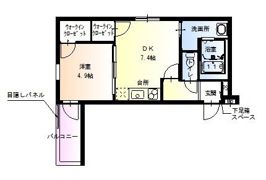 フジパレス福島I番館の間取り画像