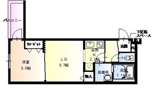 フジパレス瑞光VIII番館の間取り画像