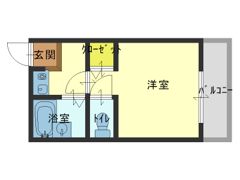 プチコート今里の間取り画像