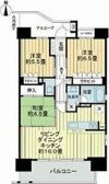 ネバーランド阿倍野西田辺の間取り画像