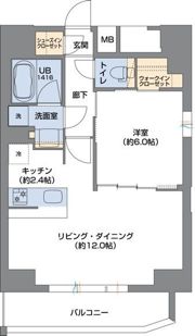 Metrosa谷町六丁目Southの間取り画像