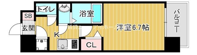 レジュールアッシュザ・パークフロントの間取り画像