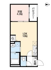 アステリア今川（アステリアイマガワ）の間取り画像