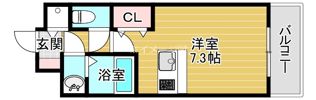 クレアート大阪EAST G4の間取り画像