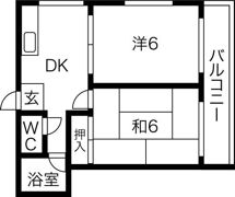 プレアール駒川IIの間取り画像