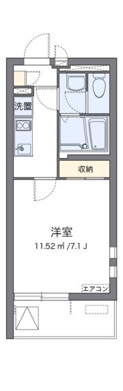クレイノシンフォニー 野村の間取り画像