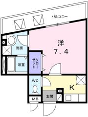 サクセス武庫川の間取り画像