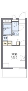 レオパレス武庫川Bの間取り画像