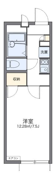 レオパレス近松IIの間取り画像