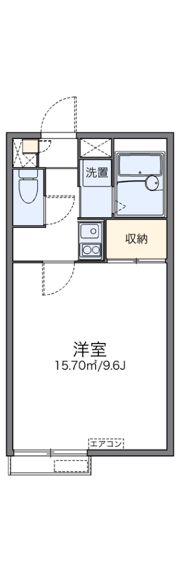 レオパレスポアロの間取り画像