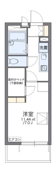 レオパレスSTEPの間取り画像