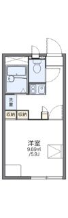 レオパレスヴィレッジの間取り画像