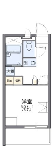 レオパレスQの間取り画像
