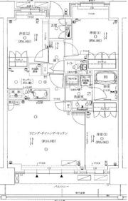 リバーガーデン四天王寺の間取り画像