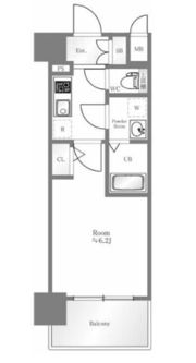 エスリード梅田グレイスの間取り画像