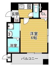 アクアプレイス梅田IIの間取り画像