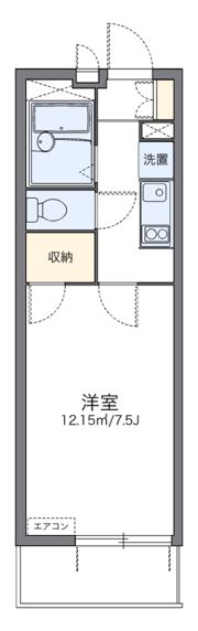 レオパレスベル日吉の間取り画像