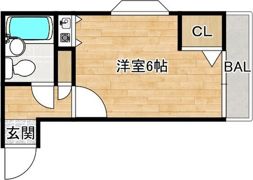 シティコーポ東田辺の間取り画像