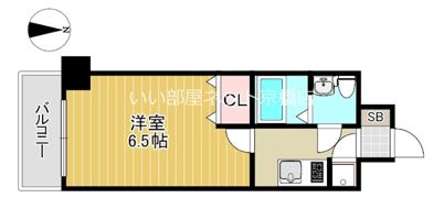 エスリード天神橋六丁目の間取り画像