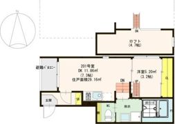 アーバンレジデンス北田辺の間取り画像