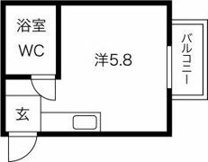 JPアパートメント東住吉IIIの間取り画像