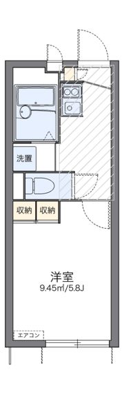 レオパレスヴァンベールIIIの間取り画像
