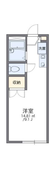 レオパレス藤本IIの間取り画像