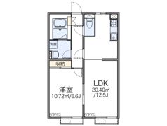 レオパレスシャルマン上の間取り画像