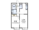 レオパレスシャルマン上の間取り画像