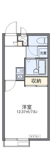 レオパレス北三国丘の間取り画像