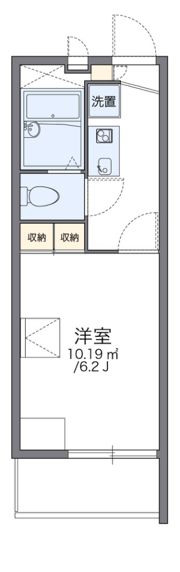 レオパレス花水木一番館の間取り画像