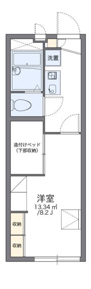 レオパレスリーベの間取り画像