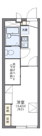 レオパレスルシェルブル金岡の間取り画像