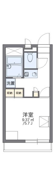 レオパレスフォレストいずみの間取り画像