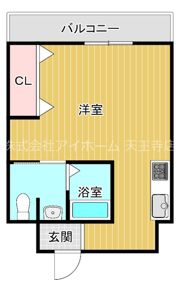 ターミナルマンション朝日プラザ天王寺の間取り画像