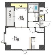 ルリーフ真法院の間取り画像