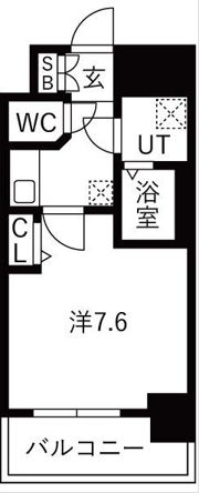 ララプレイス四天王寺前夕陽ヶ丘プルミエの間取り画像