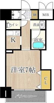 ブリリアン夕陽丘の間取り画像