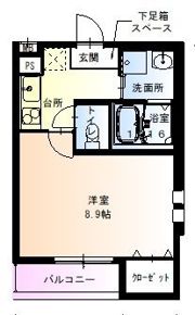 フジパレス浜寺石津V番館の間取り画像