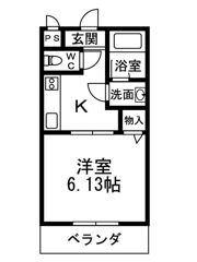 OBELISK，Kの間取り画像