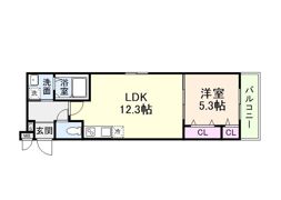 フジパレス御陵通りII番館の間取り画像
