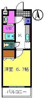 ピリア なかもずの間取り画像