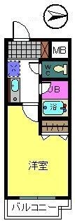 ベルデ堺東の間取り画像
