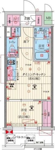 ファーストフィオーレ天王寺の間取り画像